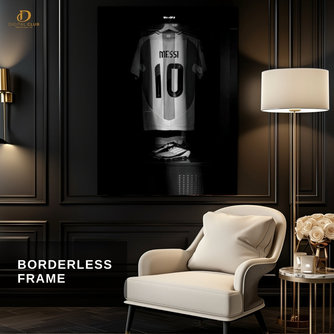 Messi Shirt - Football - Premium Wall Art