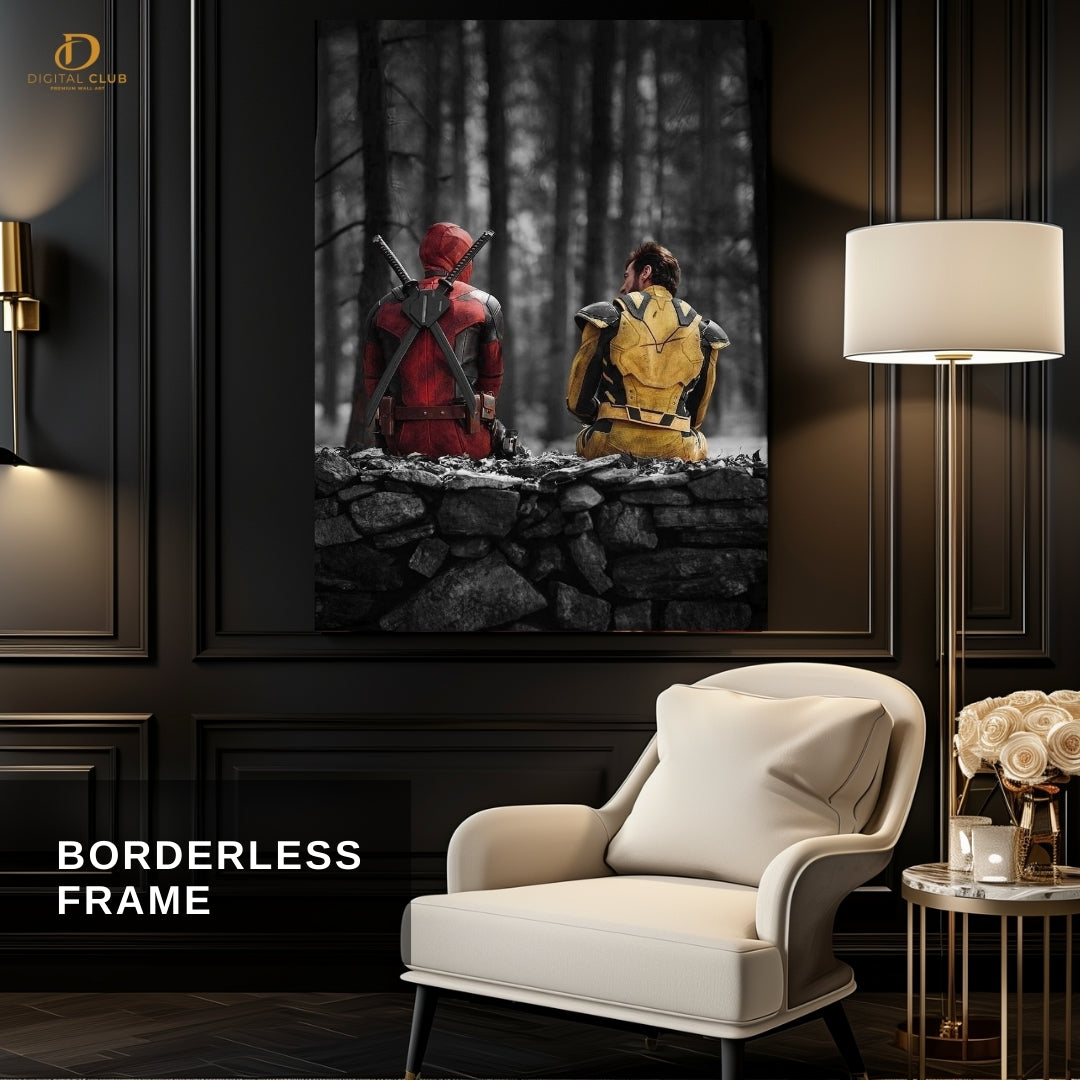 Deadpool X Wolverine Movie - Premium Wall Art