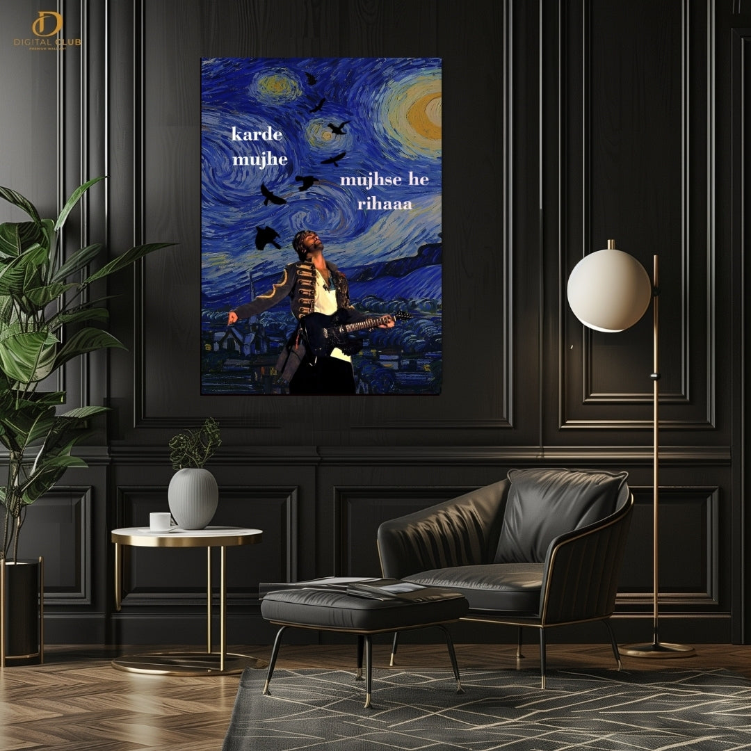 Nadaan Parinde- Ranbir Kapoor - Premium Wall Art