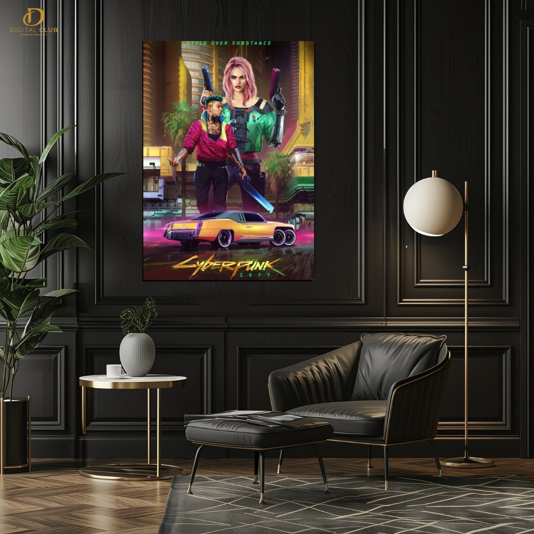 CYBERPUNK - GAMING - Premium Wall Art