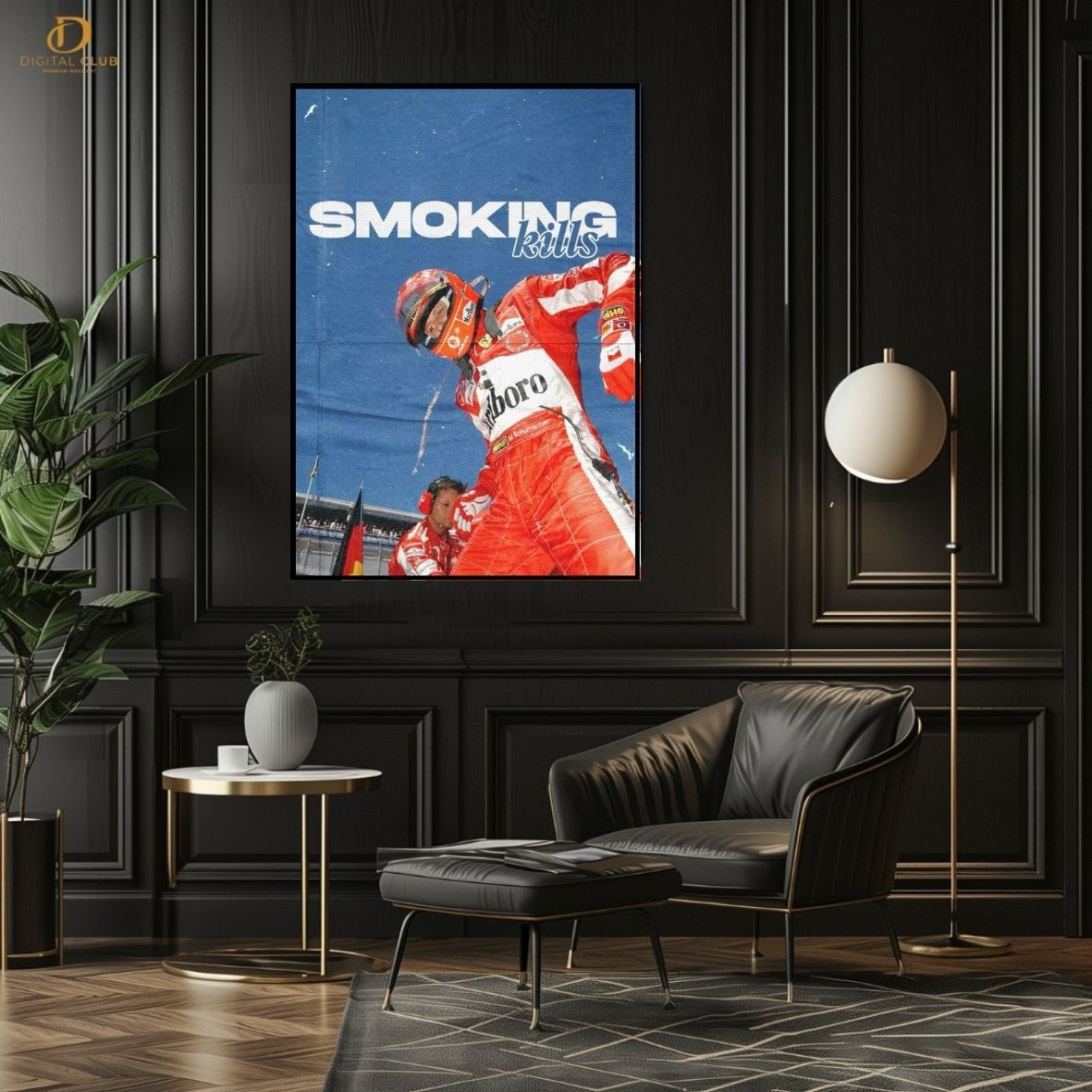 Smoking Kills 2 - Moto GP- Premium Wall Art