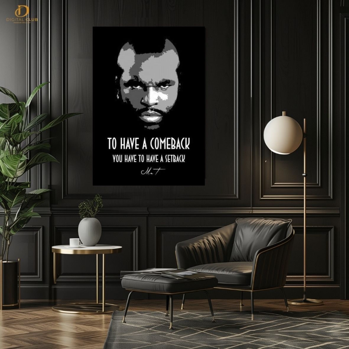 Mr. T - Music Artist - Premium Wall Art