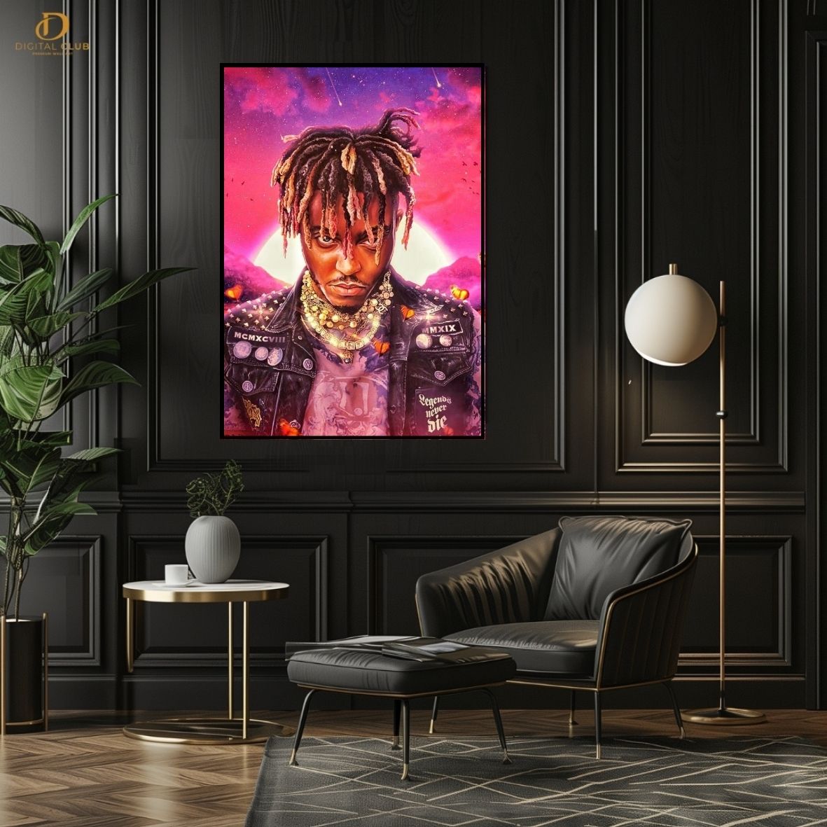 Juice WRLD " Legends Never Die " -Music Artist- Premium Wall Art