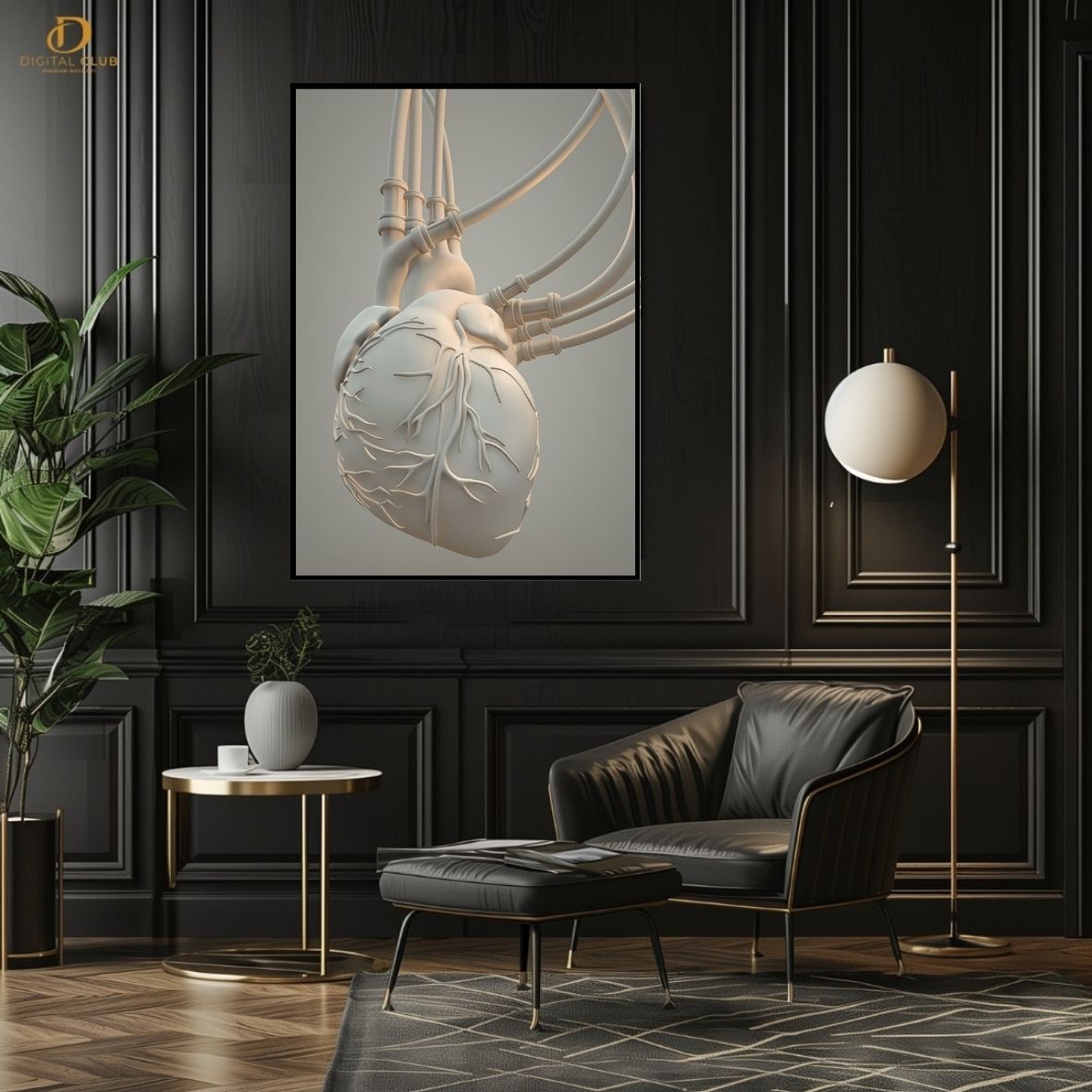 Doctor Heart Artwork 13-Office- Premium Wall Art