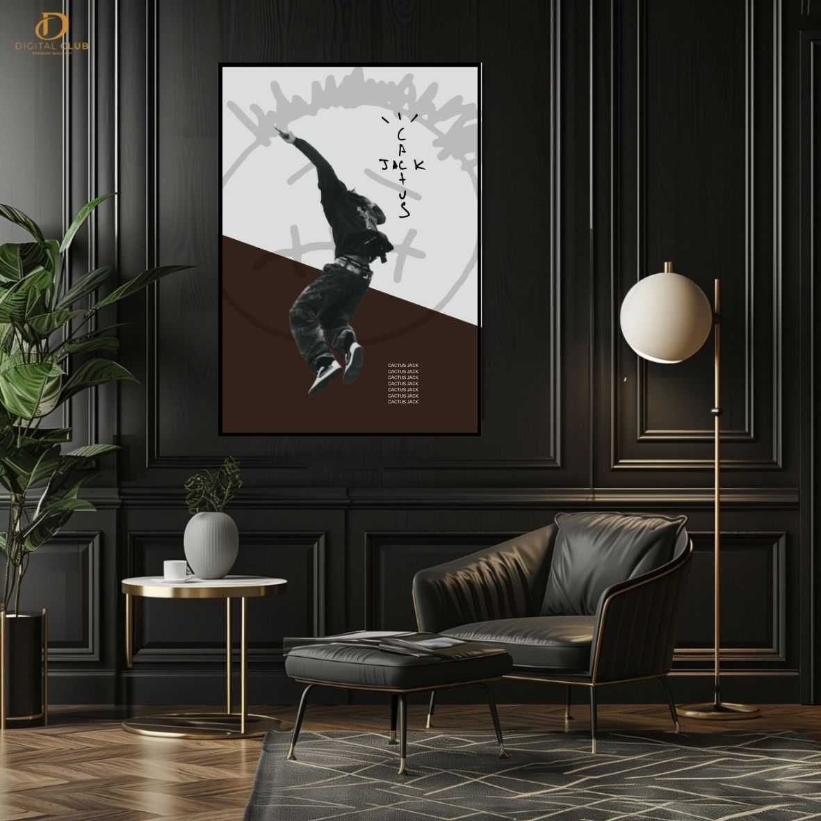 Travis Scott 15 -Music Artist- Premium Wall Art