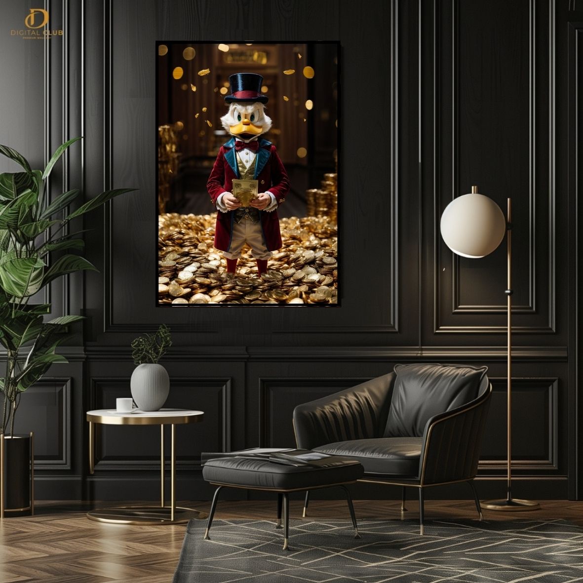Rick Duck-Trendy- Premium Wall Art - Art Digital Club