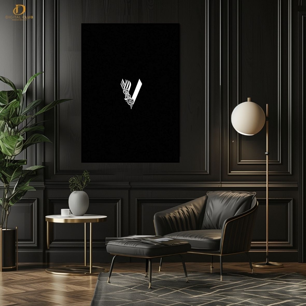 Vikings Logo- Movie- Premium Wall Art