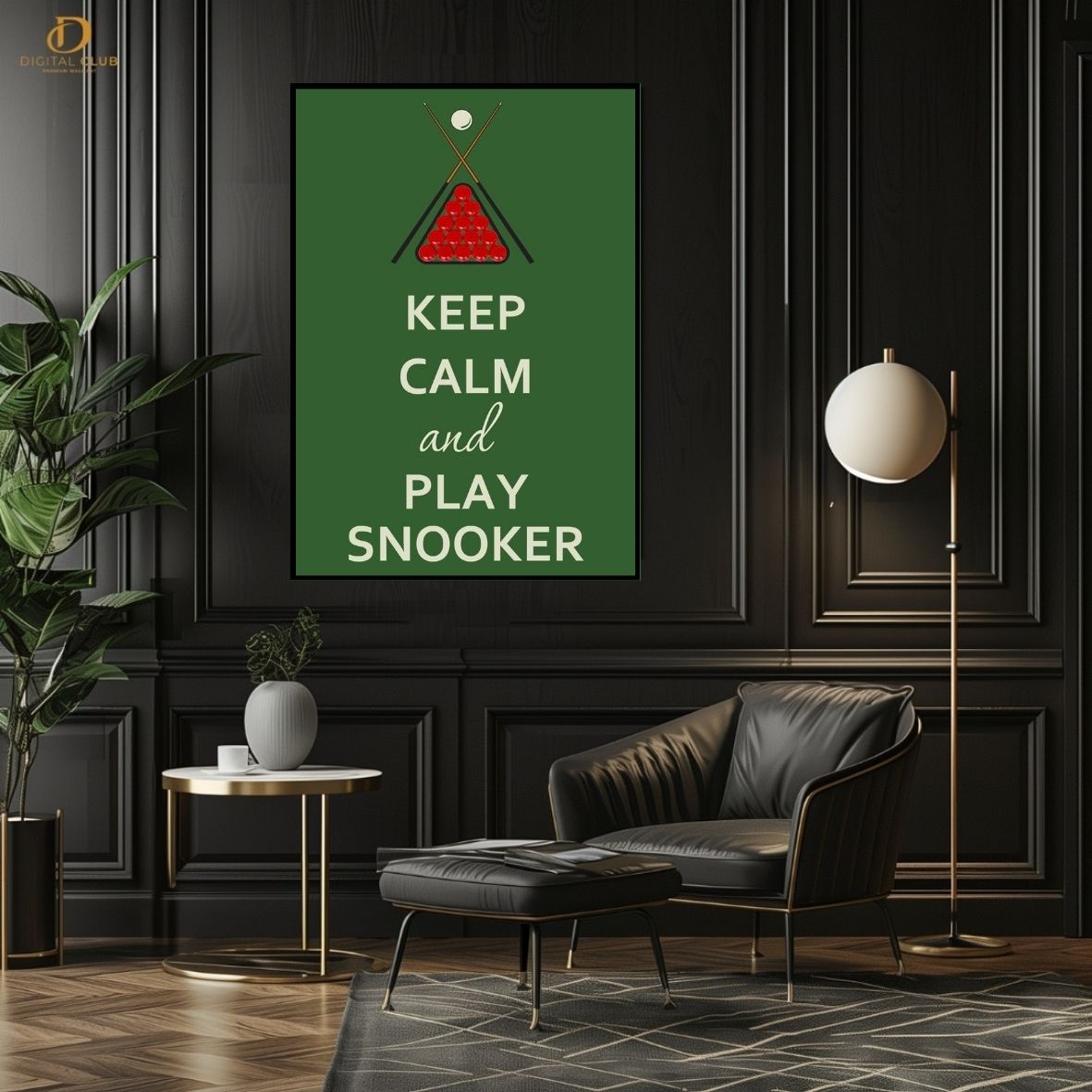 Snooker Quote- Artwork -Premium Wall Art