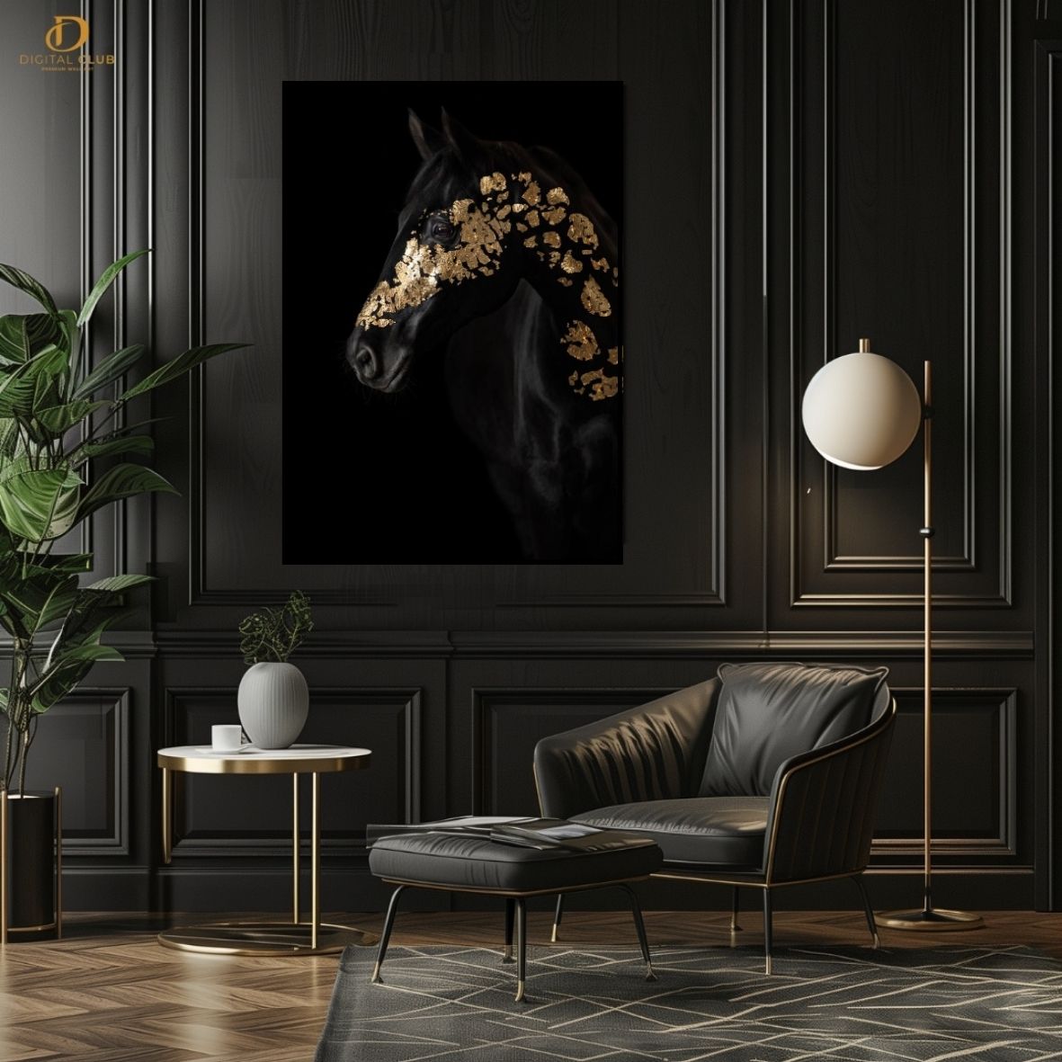 Horse Artwork 20- Animal-Premium Wall Art