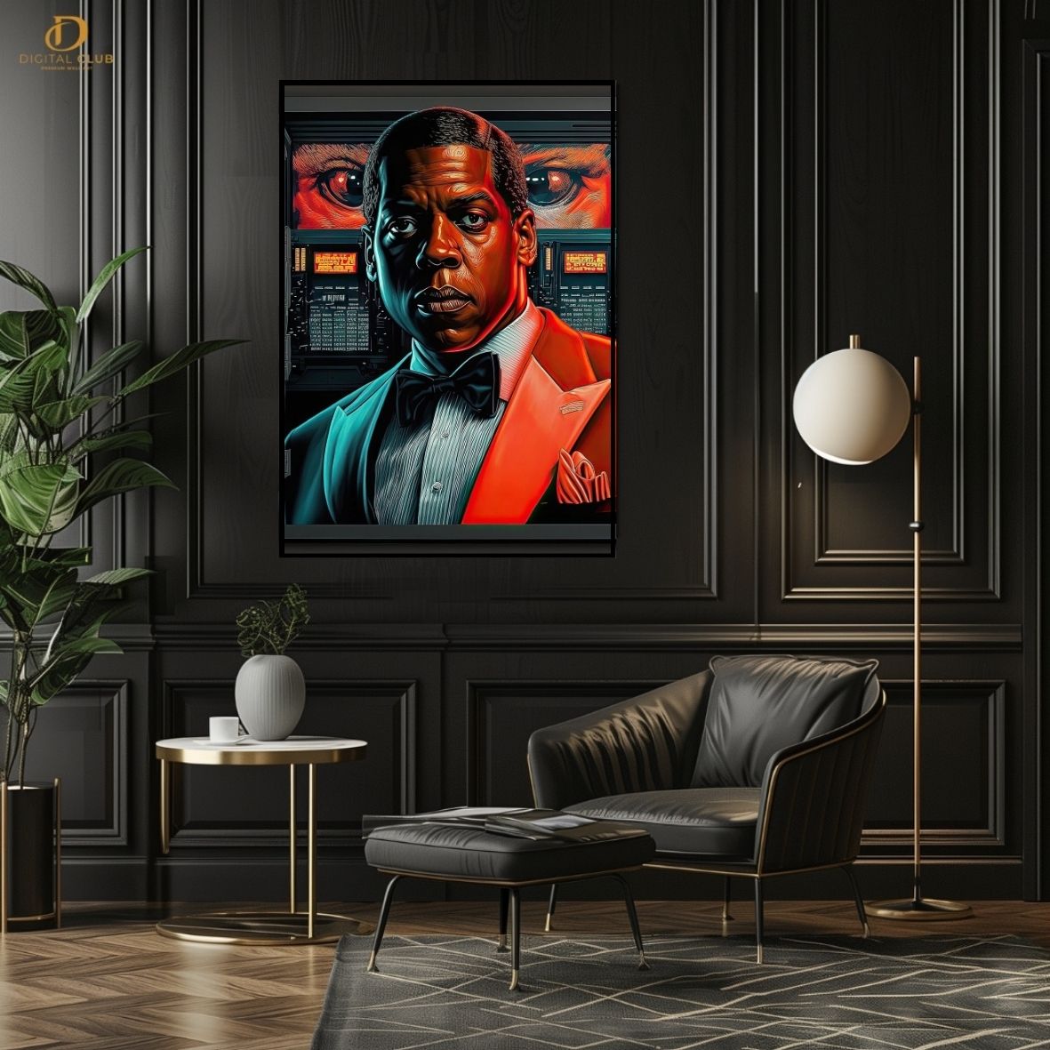 Jay Z Artwork - Music Artist - Premium Wall Art