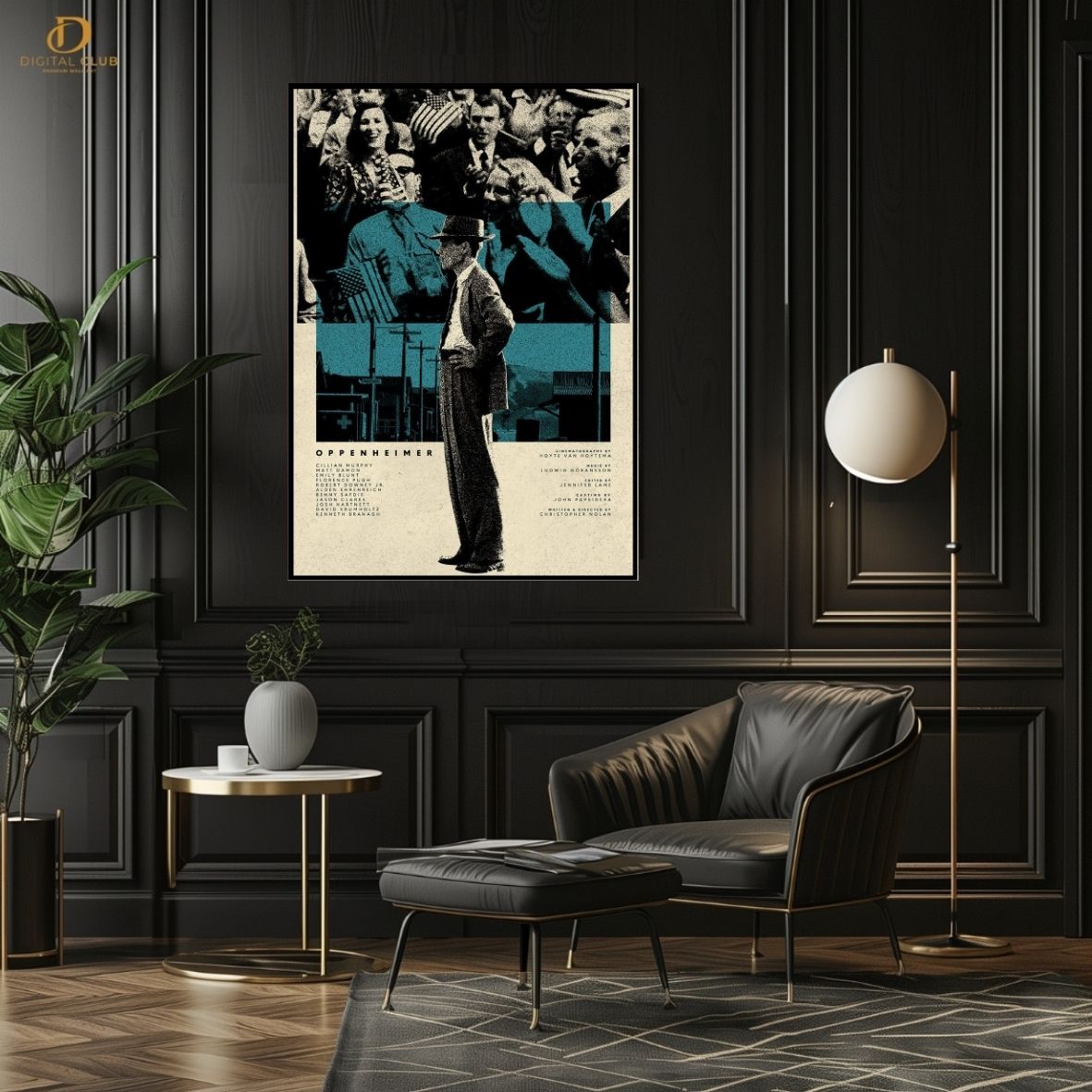 Oppenheimer- Movie- Premium Wall Art - Art Digital Club