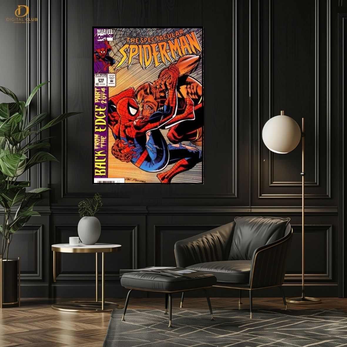 Spiderman Poster - Movie- Premium Wall Art