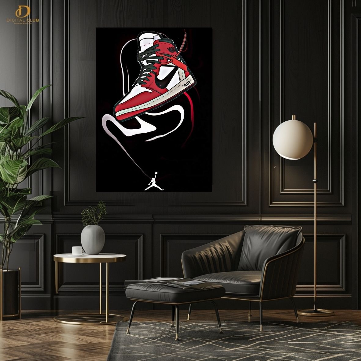 Nike x Jordan - Shoe - Premium Wall Art