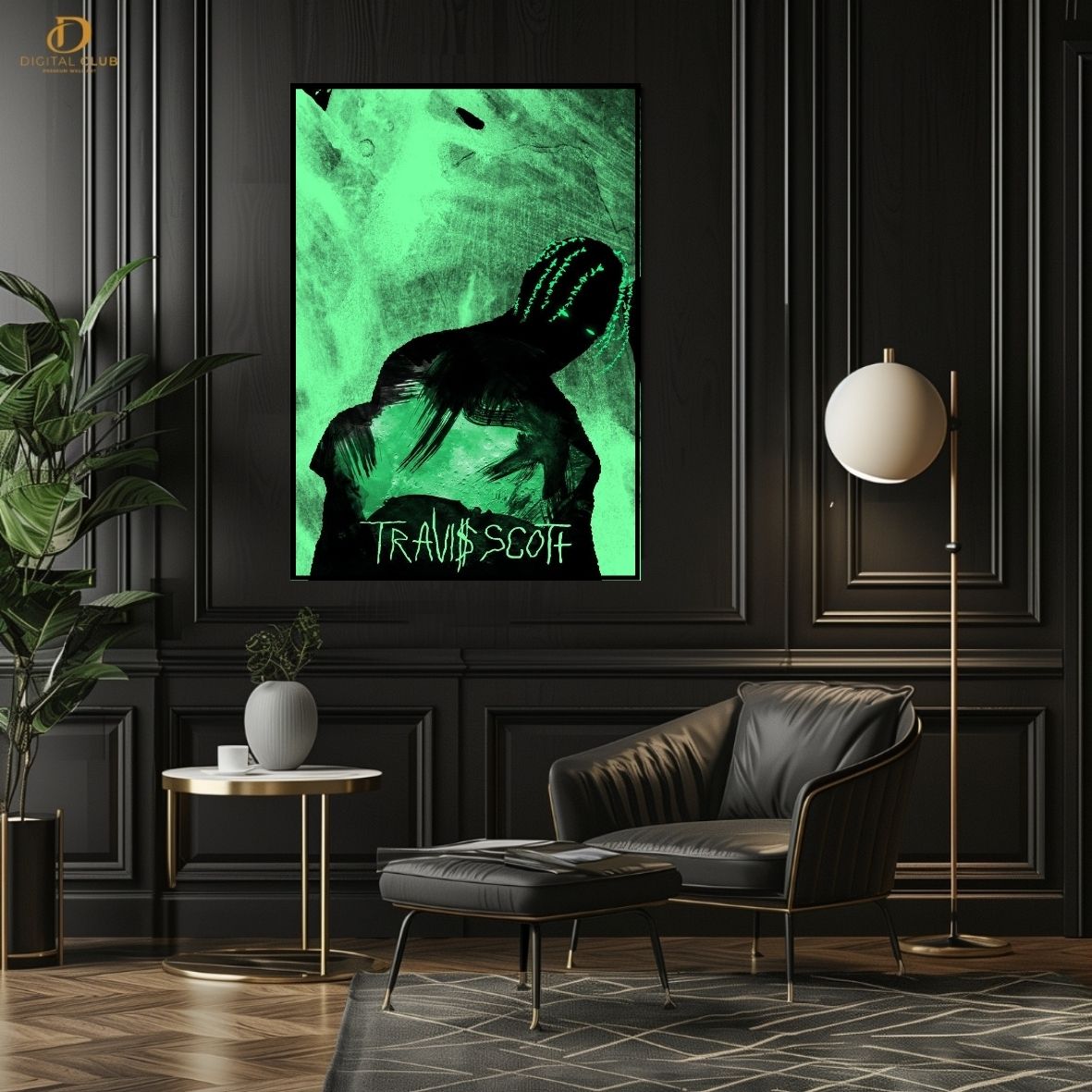 Travis Scott Poster -Music Artist- Premium Wall Art