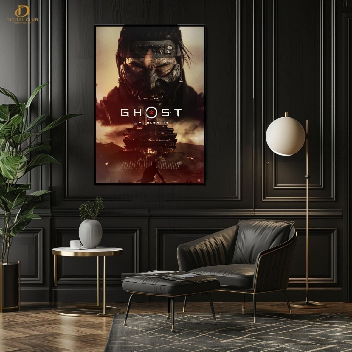 Ghost of Tsushima -Gaming- Premium Wall Art - Art Digital Club
