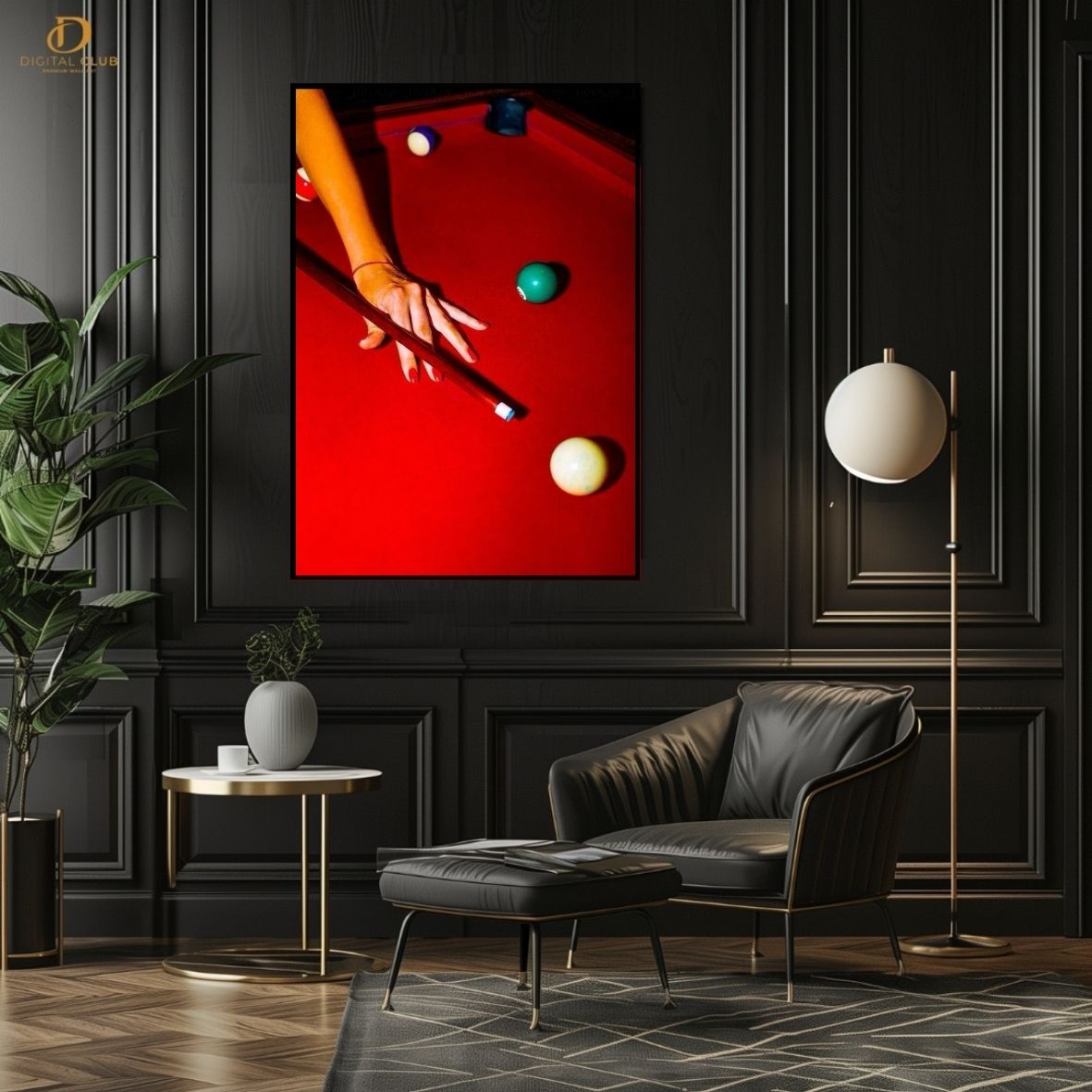 Billiards Mood 2- Snooker -Premium Wall Art