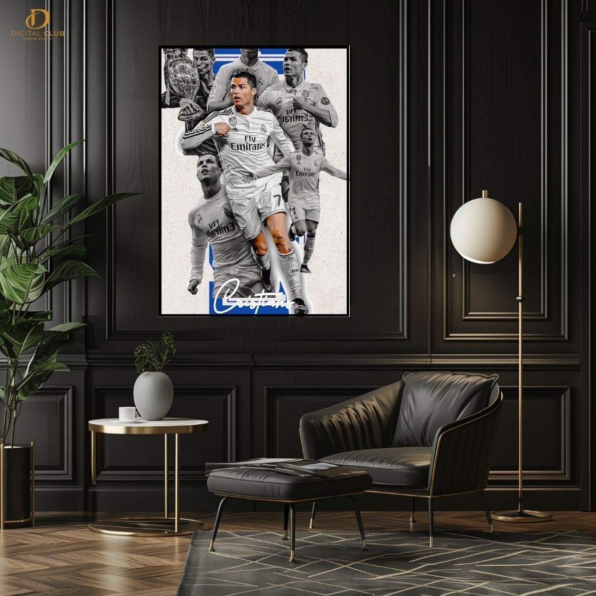 Ronaldo Artwork 6- Football -Premium Wall Art