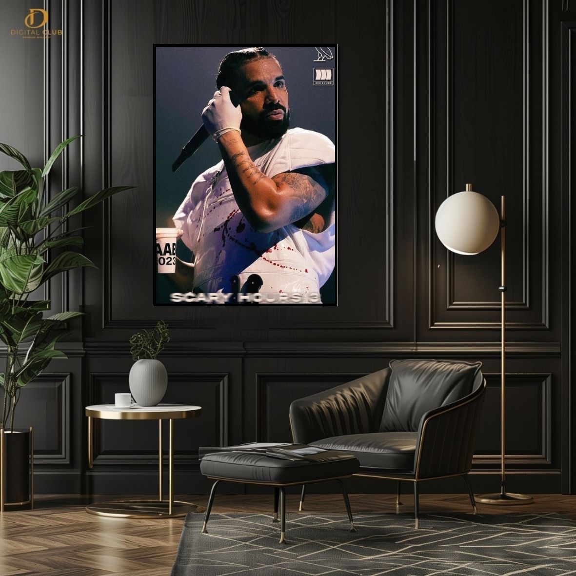 Drake Graham - Music- Premium Wall Art