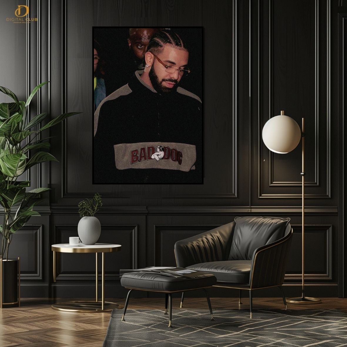 Drake Graham Shades - Music- Premium Wall Art