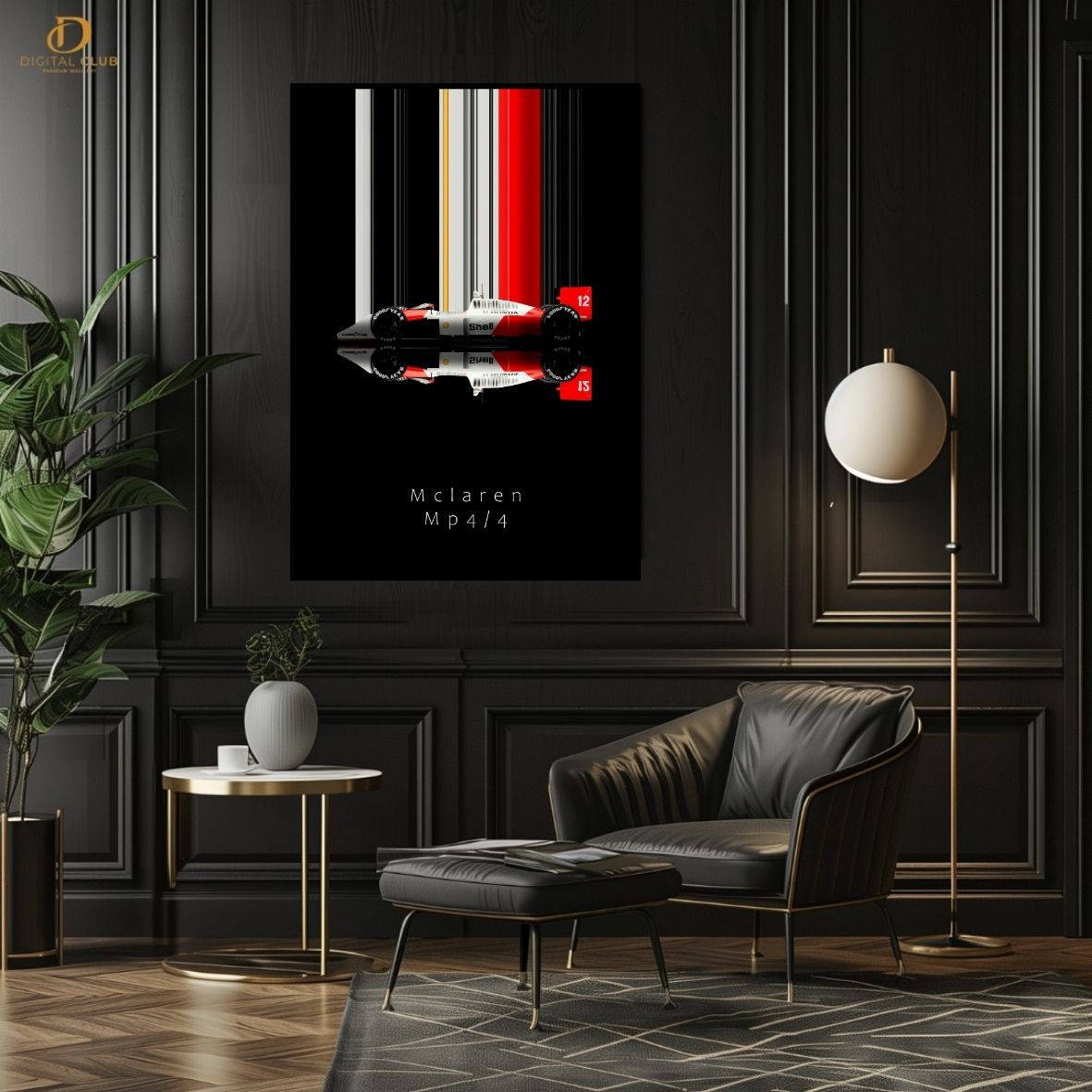 F1 McLaren 2 -Car- Premium Wall Art - Art Digital Club