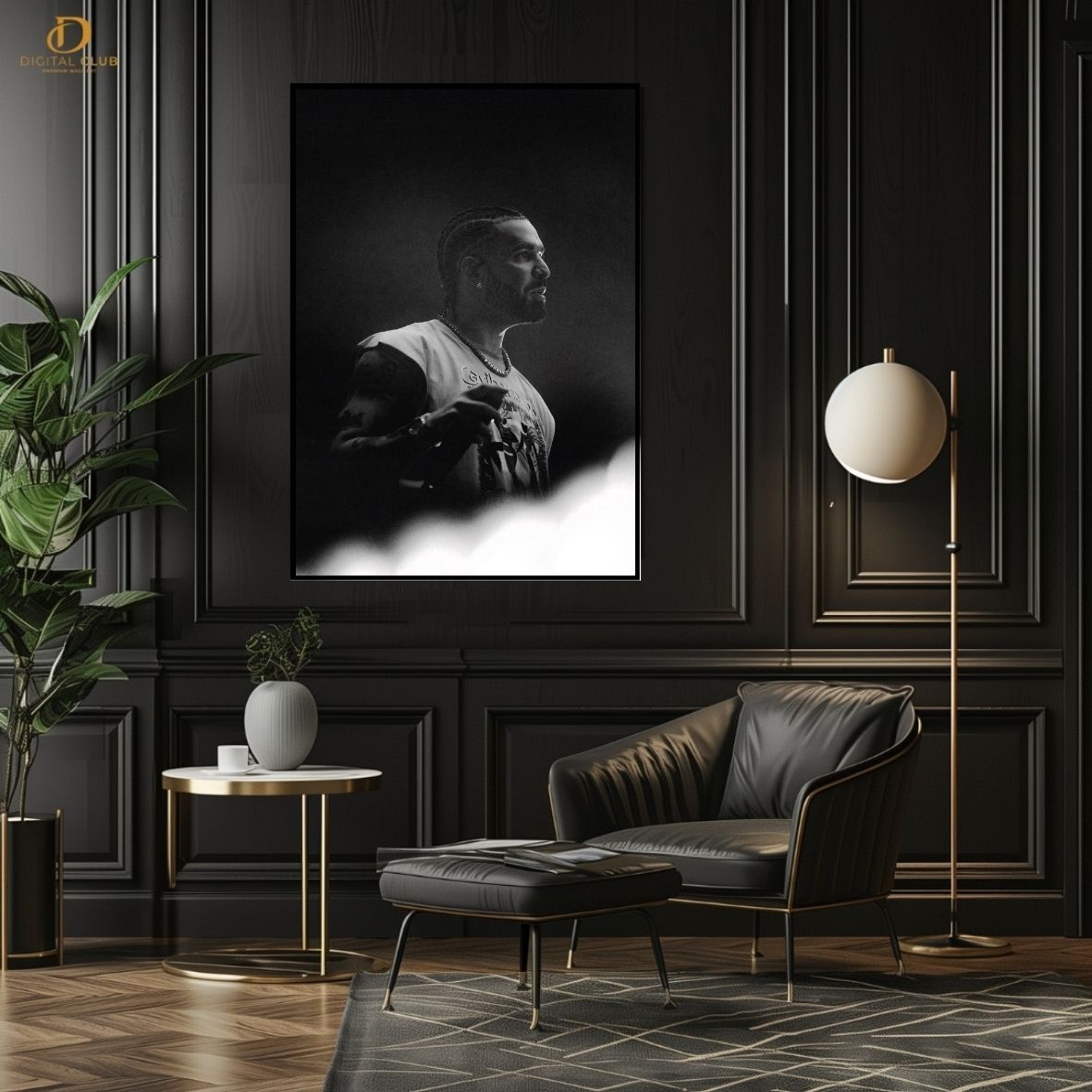 Drake Graham 2 - Music- Premium Wall Art