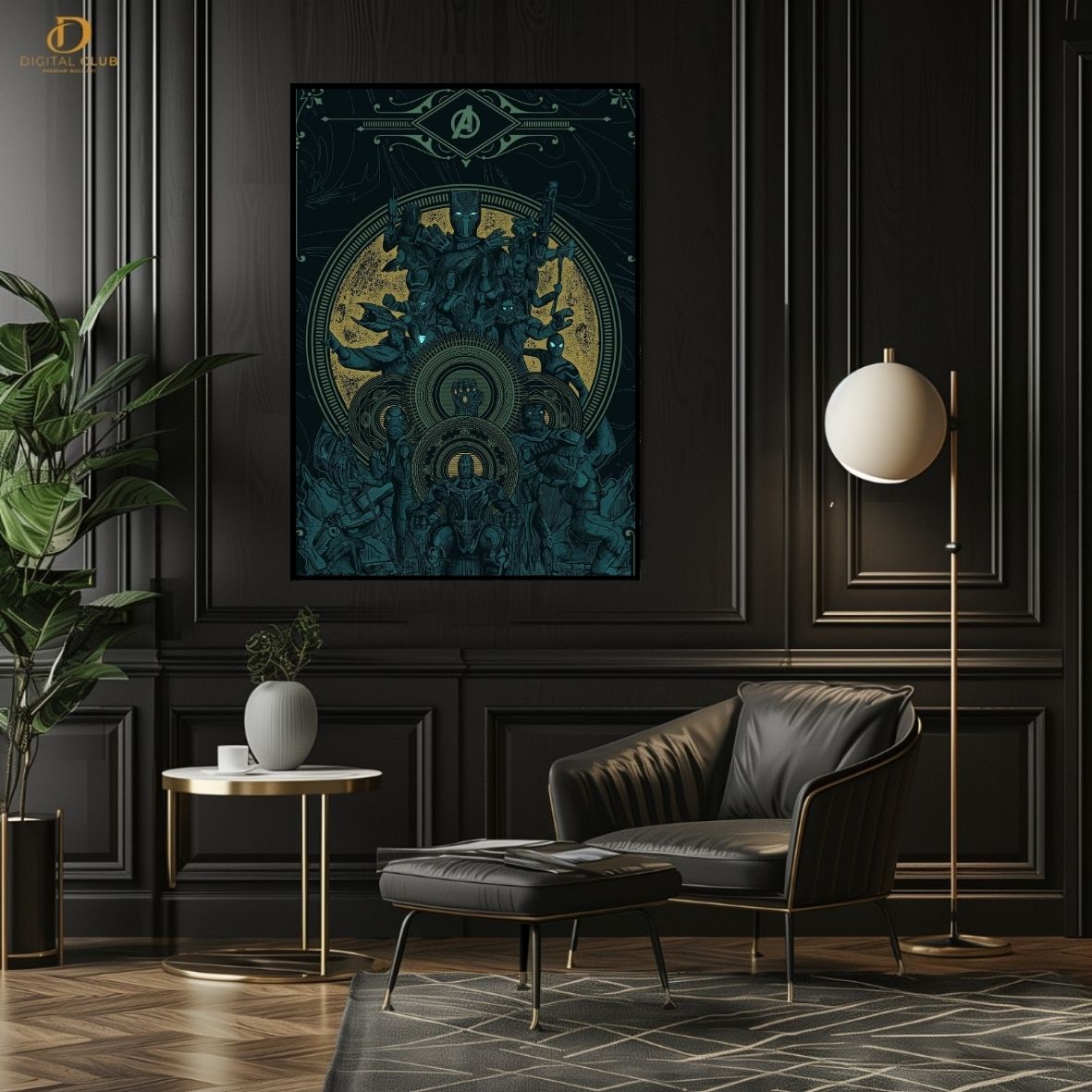 Black Panther - Avengers - Premium Wall Art