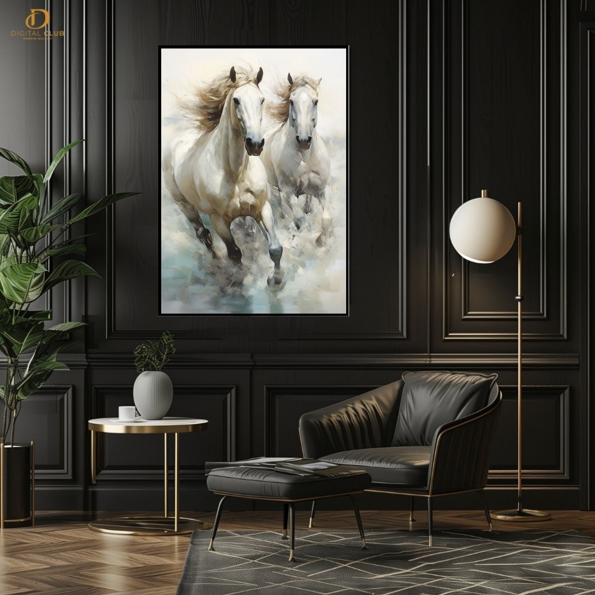 Horse Artwork 8- Animal-Premium Wall Art