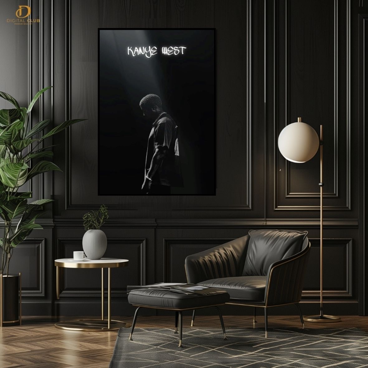 Kanye West 4 "Quote"- Music Artist- Premium Wall Art