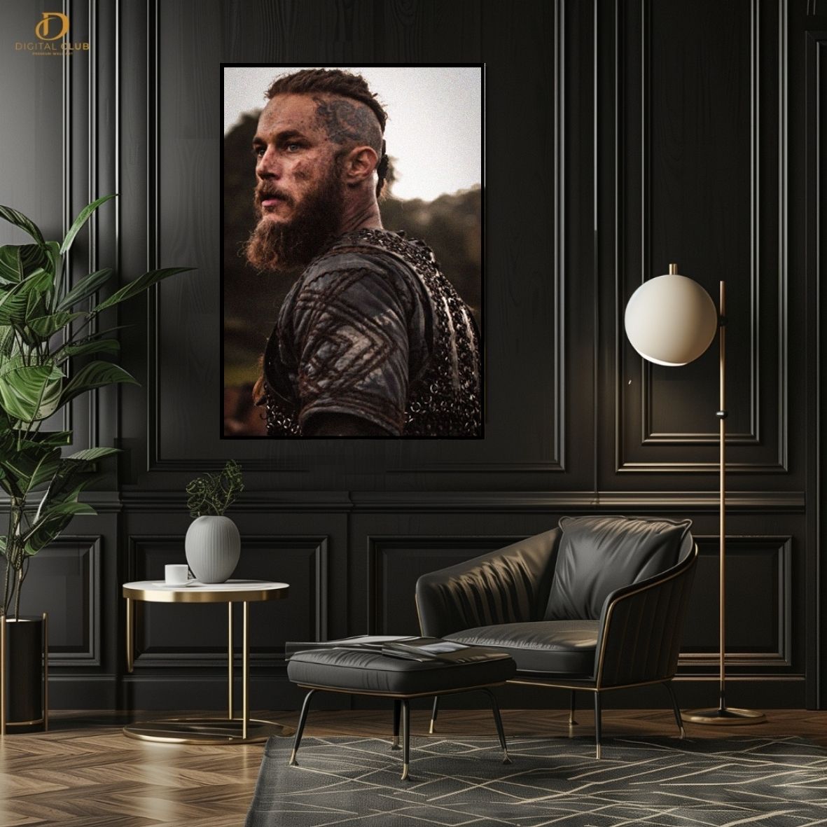 Ragnar Vikings 9 - Movie - Premium Wall Art