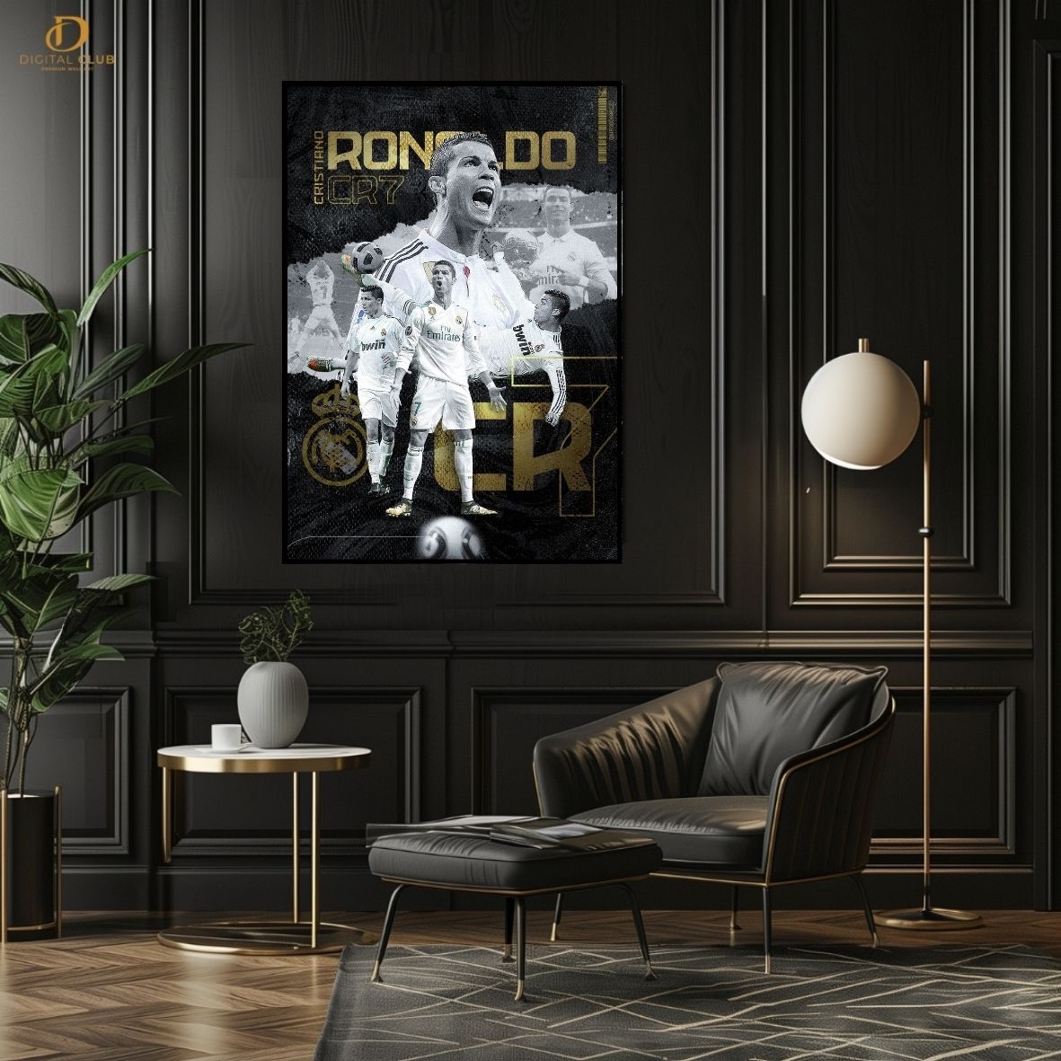 Ronaldo Artwork 4- Football -Premium Wall Art