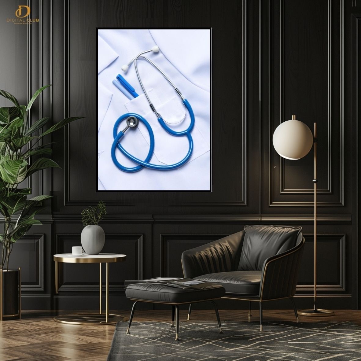 Doctor Artwork 17 -Office- Premium Wall Art