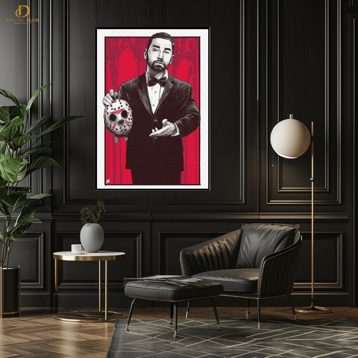 Eminem Graphic 6- Music Artist- Premium Wall Art