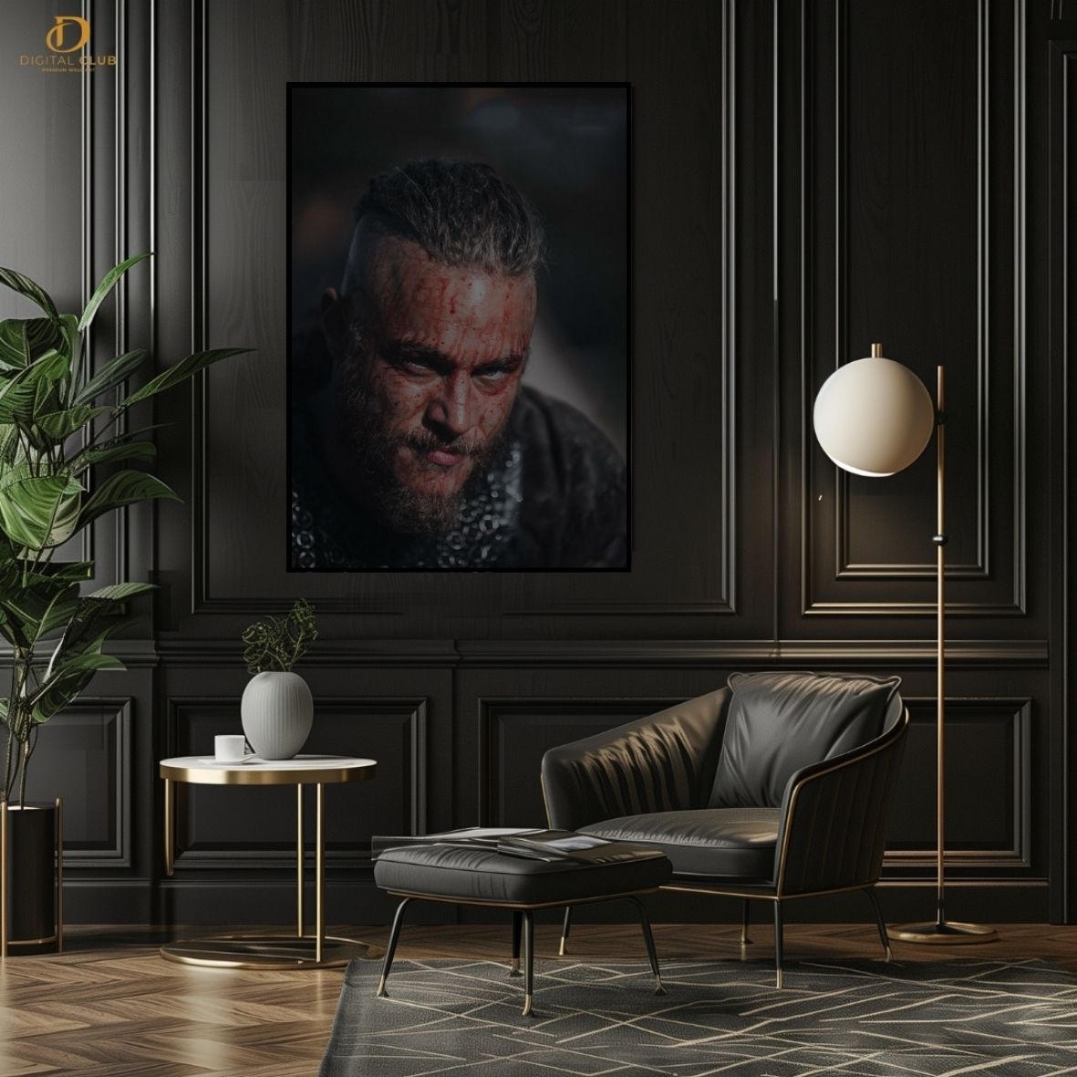 Ragnar Vikings 8 - Movie - Premium Wall Art