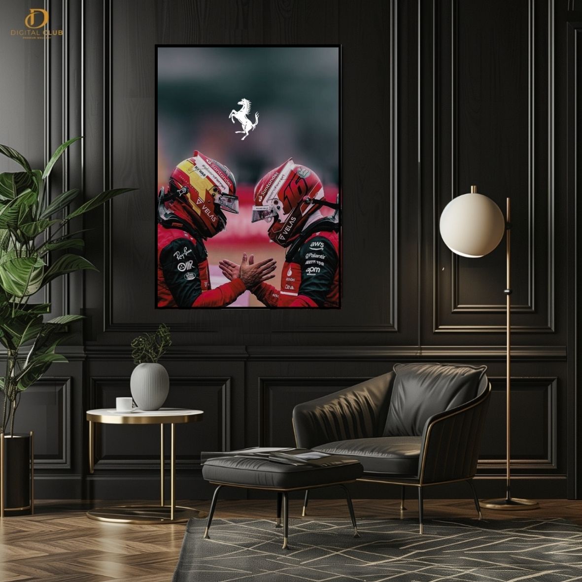 Ferari - F1 Car - Premium Wall Art