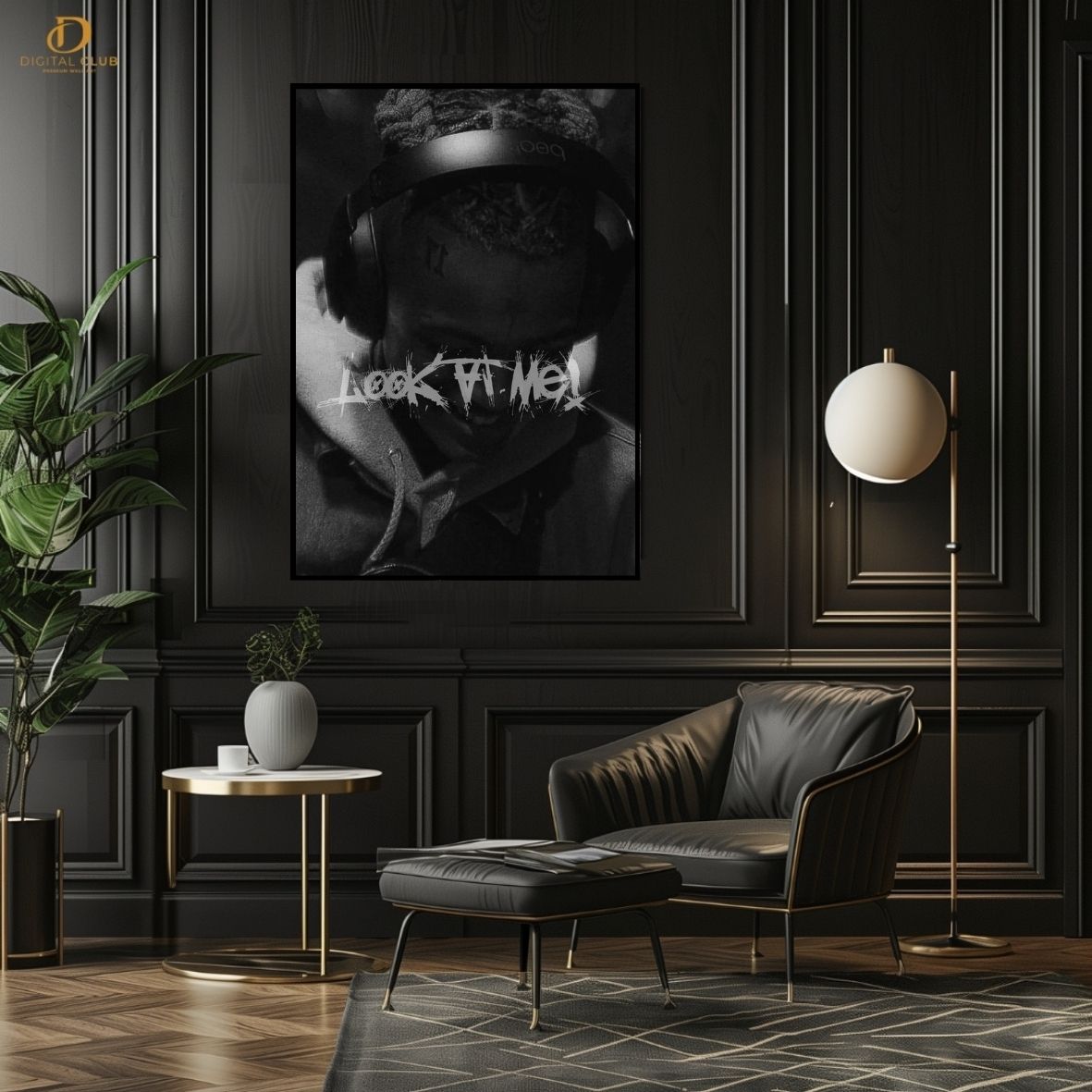 Look At me -Xxxtentacion Music- Premium Wall Art - Art Digital Club