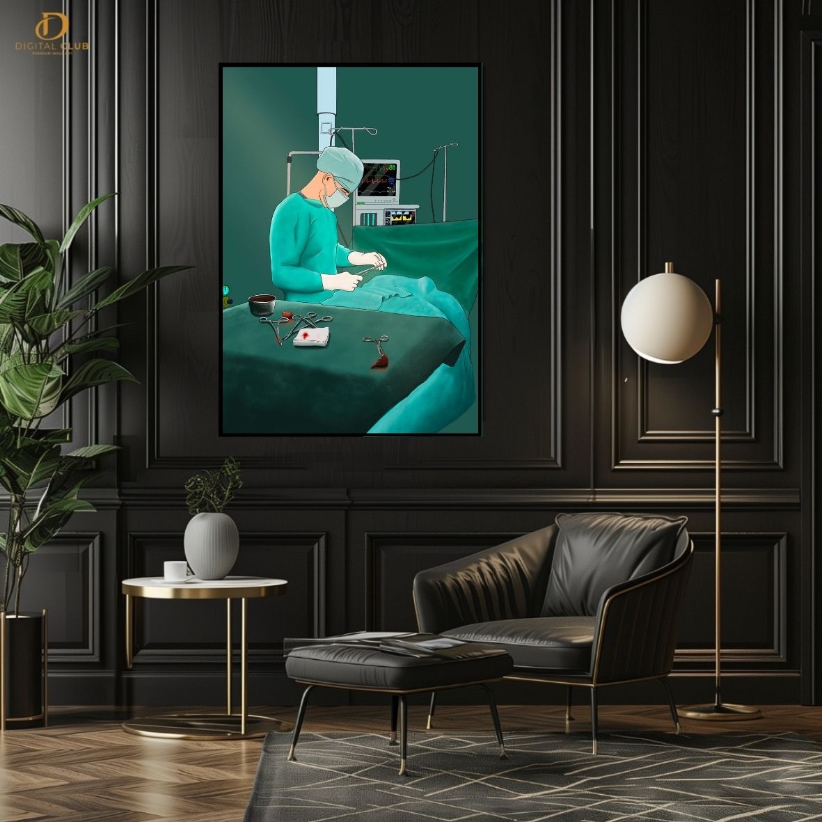 Doctor Artwork 16 -Office- Premium Wall Art