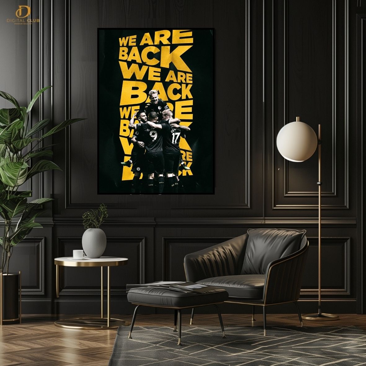 We are Back - Football - Premium Wall Art