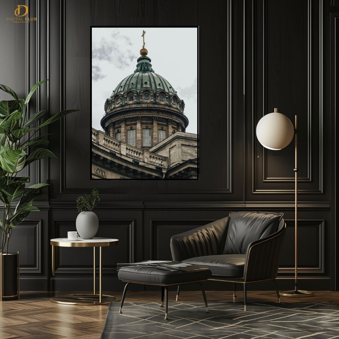 St.Cathedral Church -Building- Premium Wall Art - Art Digital Club