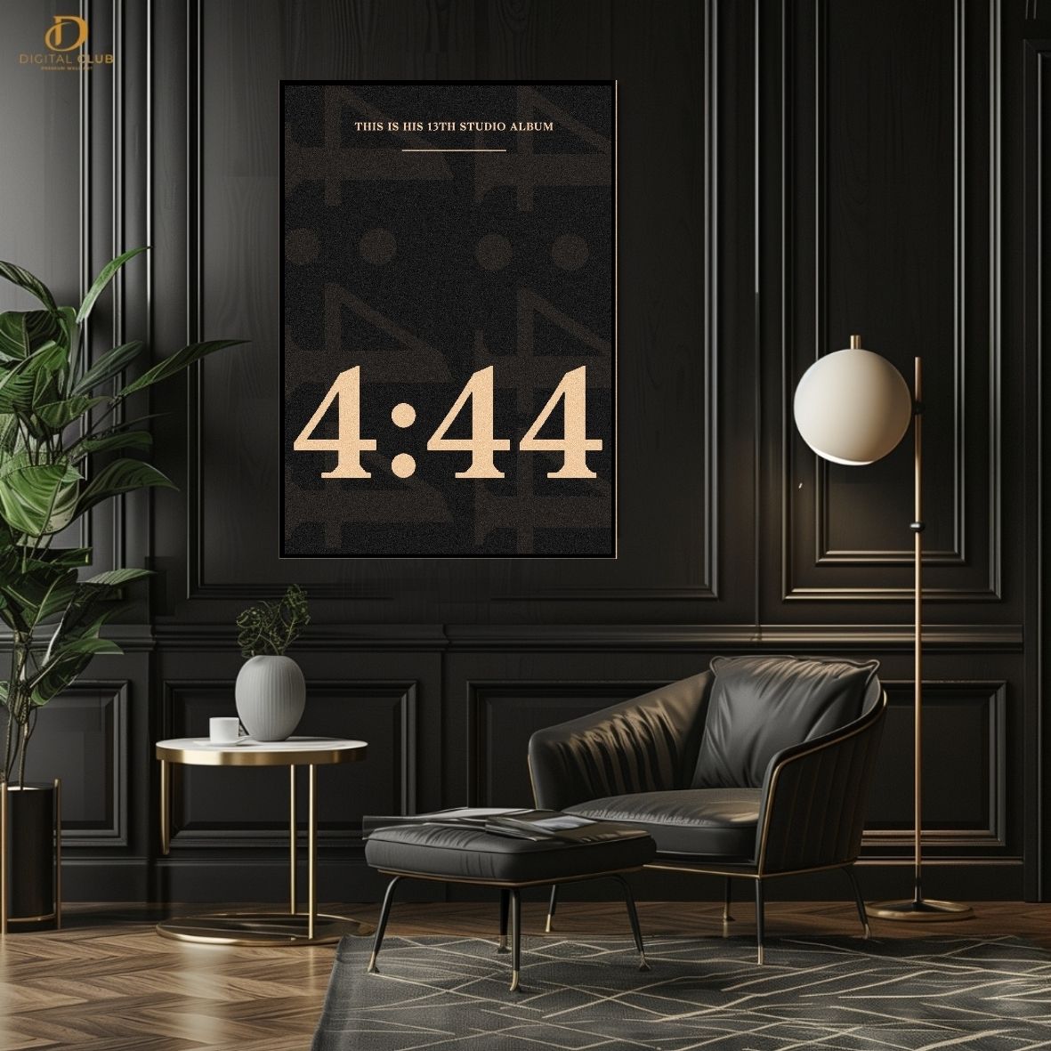 Jay-Z "4:44" - Music Artist- Premium Wall Art
