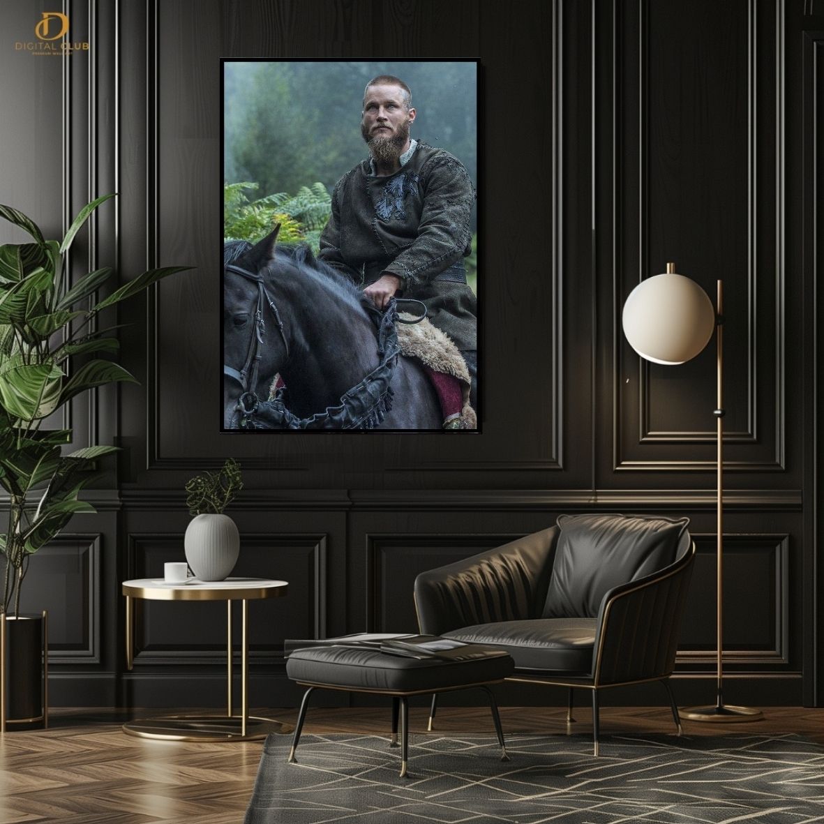 Ragnar Vikings 5- Movie - Premium Wall Art