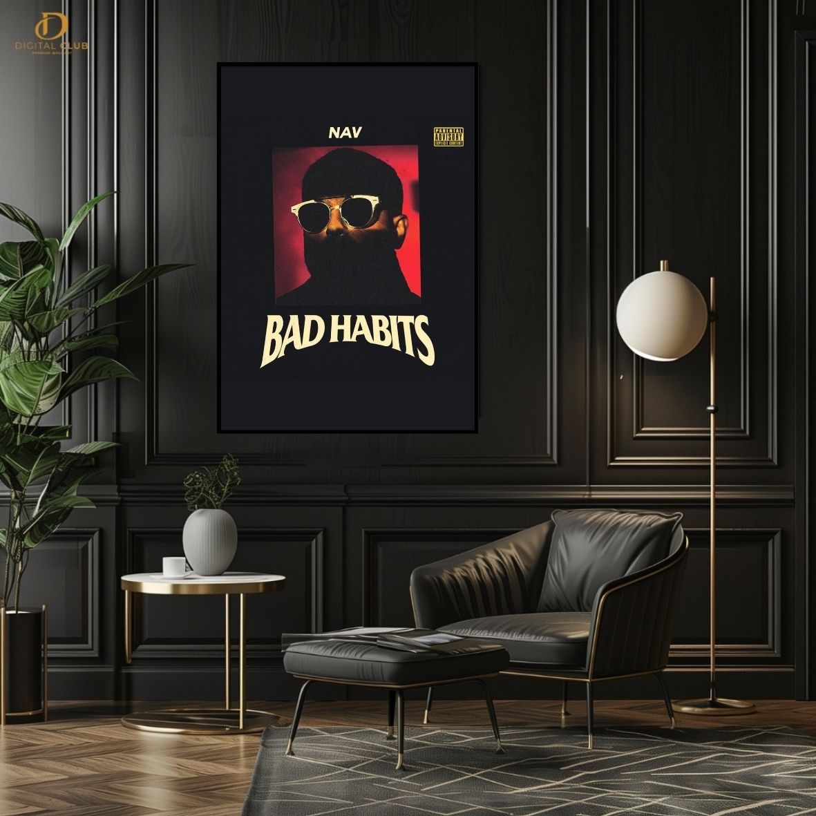 Bad Habits - Music Artist - Premium Wall Art