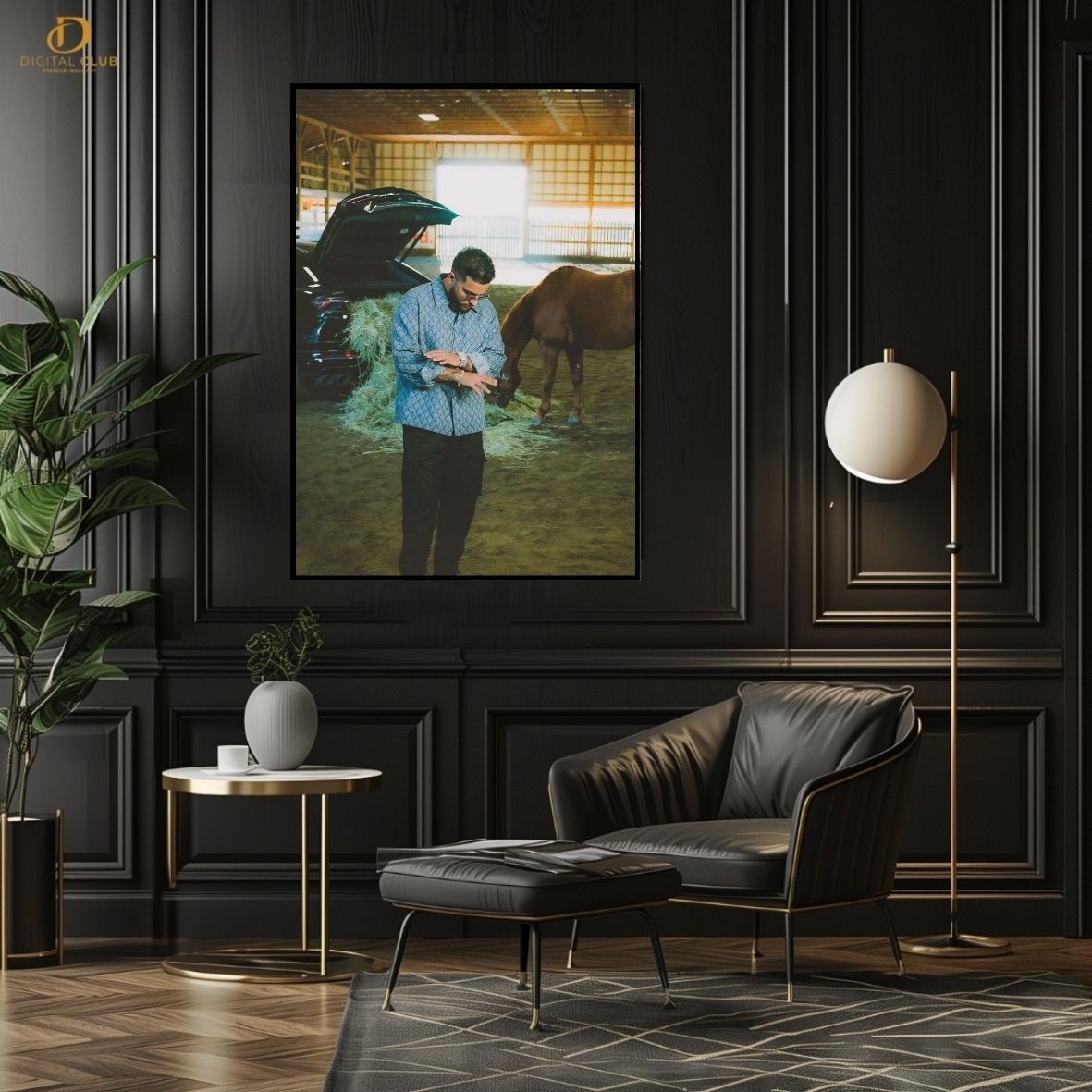 Karan Aujla -Bachke Bachke - Music Singer- Premium Wall Art