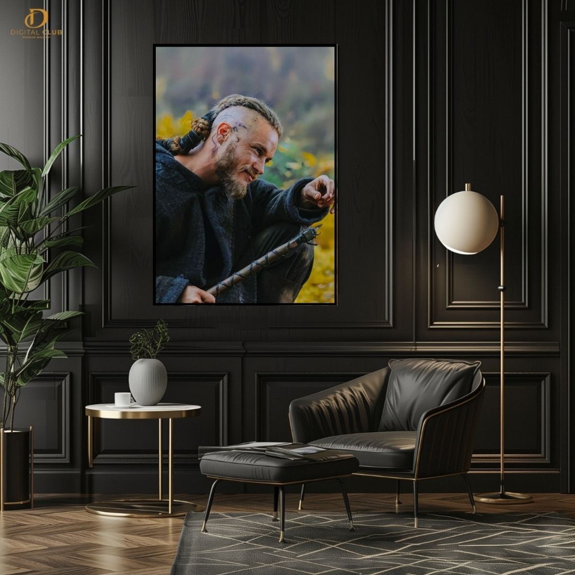 Ragnar Vikings 11- Movie - Premium Wall Art