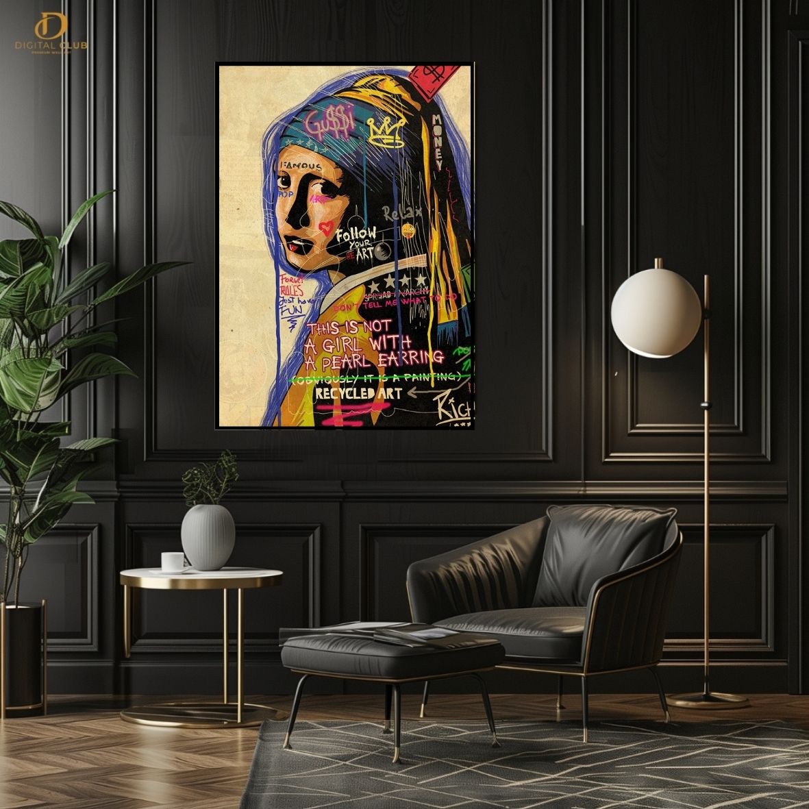 Girl 2 - Pop Art - Premium Wall Art
