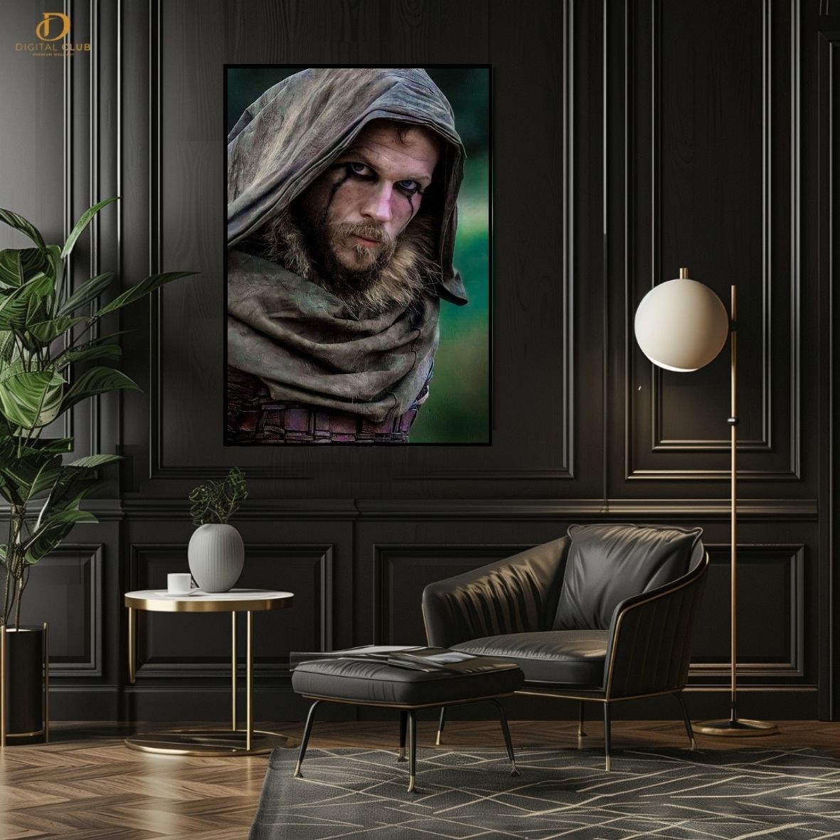 Floki Vikings - Movie- Premium Wall Art
