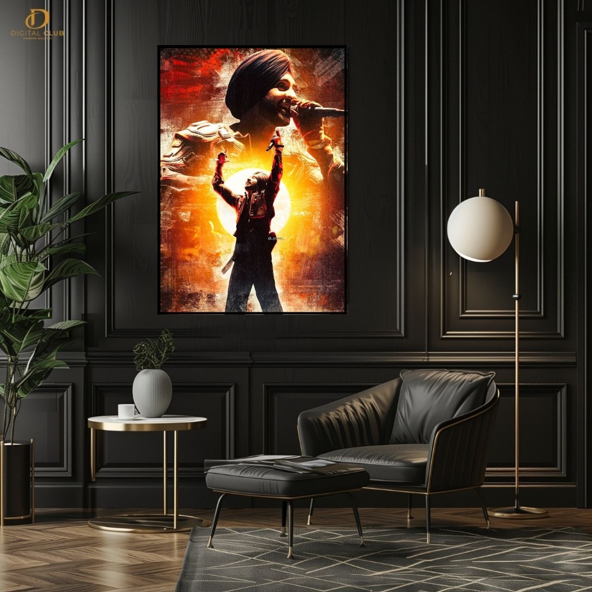 Diljit Dosanjh -Music- Premium Wall Art - Art Digital Club