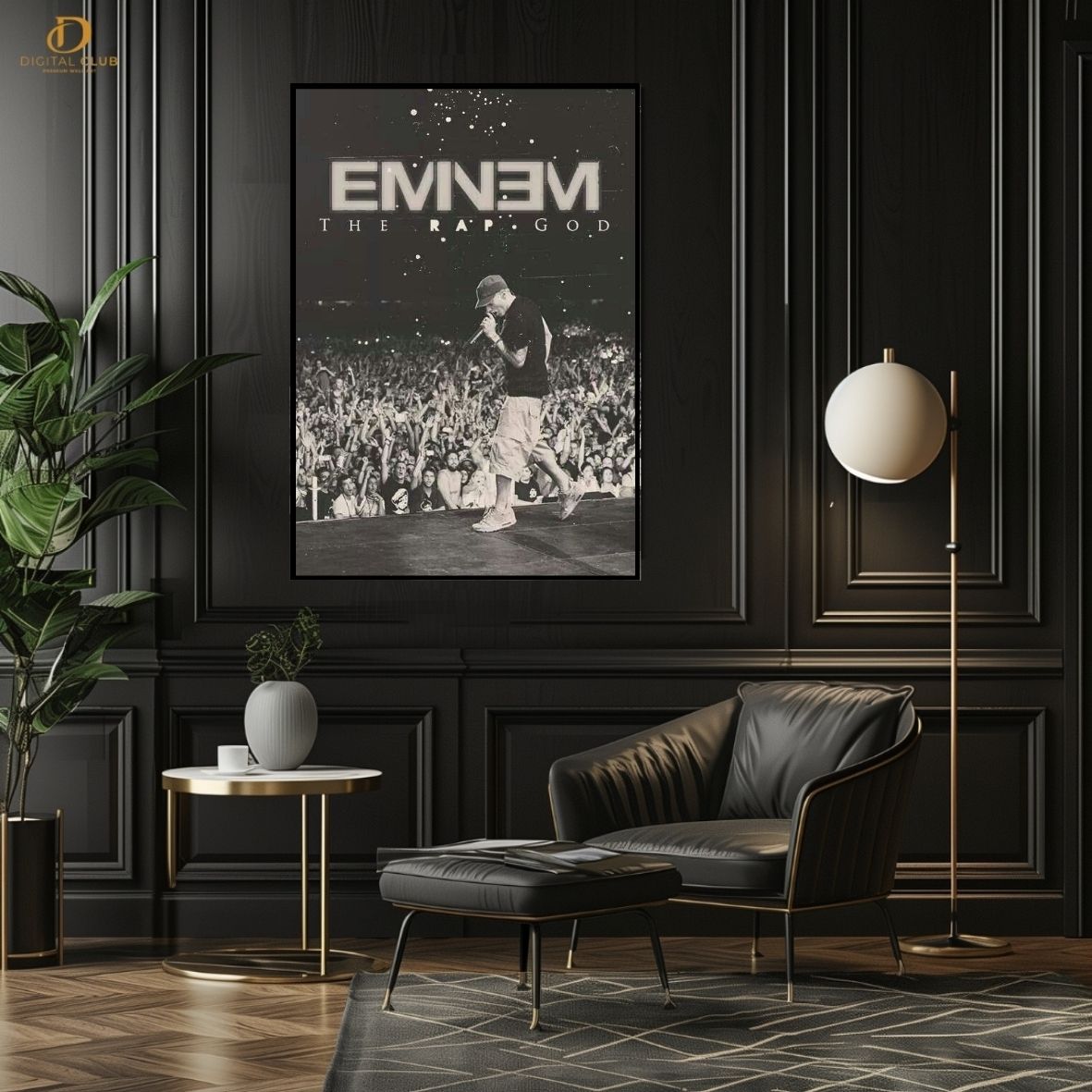 Eminem Vintage - Music Artist - Premium Wall Art