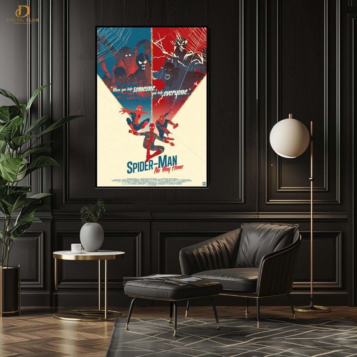 Spiderman (No Way Home) - Movie- Premium Wall Art