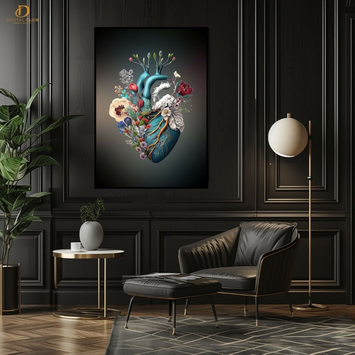 Doctor Heart Artwork 10 -Office- Premium Wall Art
