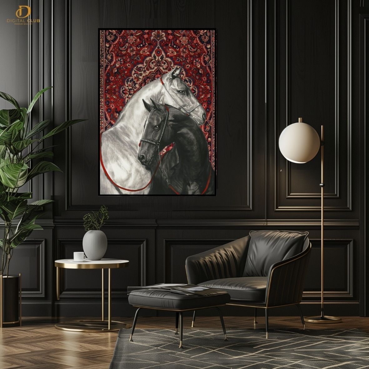 Horse 25- Animal -Premium Wall Art